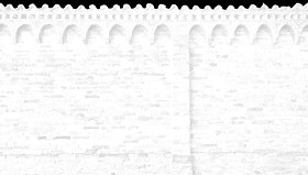 Textures   -   ARCHITECTURE   -   BRICKS   -   Old bricks  - Italy old fence bricks cut out texture horizontal seamless 18106 - Ambient occlusion