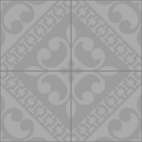 Textures   -   ARCHITECTURE   -   TILES INTERIOR   -   Cement - Encaustic   -   Cement  - cementine tiles Pbr texture seamless 22119 - Displacement