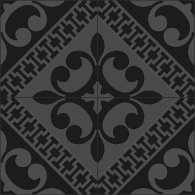 Textures   -   ARCHITECTURE   -   TILES INTERIOR   -   Cement - Encaustic   -   Cement  - cementine tiles Pbr texture seamless 22119 - Specular