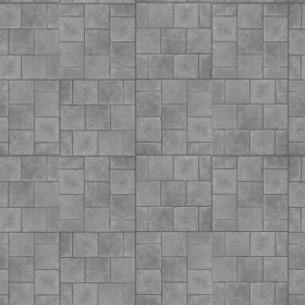 Textures   -   ARCHITECTURE   -   PAVING OUTDOOR   -   Pavers stone   -   Blocks mixed  - Slate paver stone mixed size texture seamless 18103 - Displacement