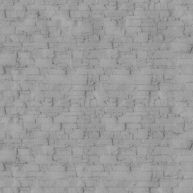 Textures   -   ARCHITECTURE   -   STONES WALLS   -   Claddings stone   -   Interior  - White wall covering PBR texture seamless 21929 - Displacement