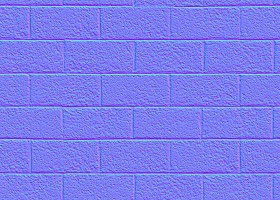 Textures   -   ARCHITECTURE   -   CONCRETE   -   Plates   -   Clean  - Concrete building facade texture seamless 20493 - Normal