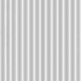 Textures   -   MATERIALS   -   METALS   -  Corrugated - White corrugated metal PBR texture seamless 21777