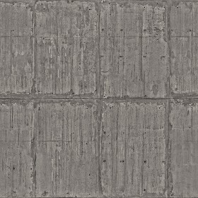 Textures   -   ARCHITECTURE   -   CONCRETE   -   Plates   -  Dirty - Concrete dirt plates wall texture seamless 01723