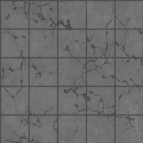 Textures   -   ARCHITECTURE   -   PAVING OUTDOOR   -   Concrete   -   Blocks damaged  - Concrete paving outdoor damaged texture seamless 05492 - Displacement