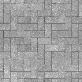 Textures   -   ARCHITECTURE   -   PAVING OUTDOOR   -   Concrete   -   Herringbone  - Concrete paving herringbone outdoor texture seamless 05803 (seamless)