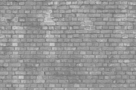 Textures   -   ARCHITECTURE   -   BRICKS   -   Damaged bricks  - Damaged bricks texture seamless 00114 - Displacement