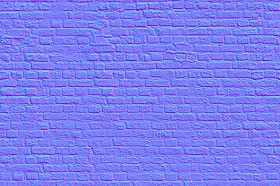 Textures   -   ARCHITECTURE   -   BRICKS   -   Damaged bricks  - Damaged bricks texture seamless 00114 - Normal