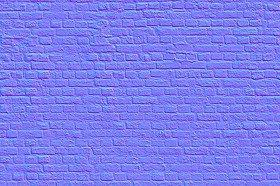 Textures   -   ARCHITECTURE   -   BRICKS   -   Damaged bricks  - Damaged bricks texture seamless 00114 - Normal