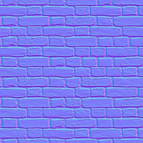 Textures   -   ARCHITECTURE   -   BRICKS   -   Dirty Bricks  - Dirty bricks texture seamless 00155 - Normal