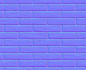 Textures   -   ARCHITECTURE   -   BRICKS   -   Facing Bricks   -   Smooth  - Facing smooth bricks texture seamless 00262 - Normal