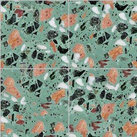 Textures   -   ARCHITECTURE   -   TILES INTERIOR   -  Terrazzo - terrazzo floor tile PBR texture seamless 21496
