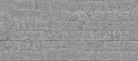 Textures   -   ARCHITECTURE   -   STONES WALLS   -   Stone blocks  - Wall stone with regular blocks texture seamless 08305 - Displacement