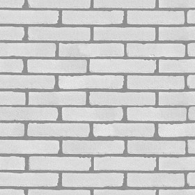 Textures   -   ARCHITECTURE   -   BRICKS   -   White Bricks  - White bricks texture seamles 00502 - Bump