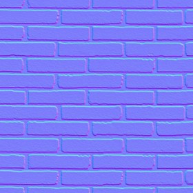 Textures   -   ARCHITECTURE   -   BRICKS   -   White Bricks  - White bricks texture seamles 00502 - Normal
