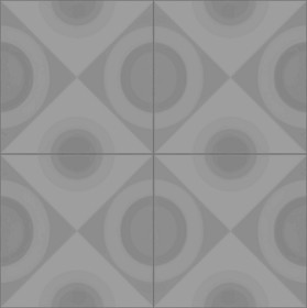 Textures   -   ARCHITECTURE   -   TILES INTERIOR   -   Cement - Encaustic   -   Cement  - cementine tiles Pbr texture seamless 22123 - Displacement