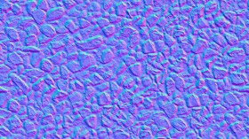 Textures   -   NATURE ELEMENTS   -   GRAVEL &amp; PEBBLES  - Frozen pebbles texture seamless 20191 - Normal
