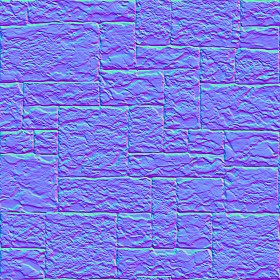 Textures   -   ARCHITECTURE   -   STONES WALLS   -   Stone blocks  - stone block wall pbr texture seamless 22198 - Normal