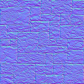 Textures   -   ARCHITECTURE   -   STONES WALLS   -   Stone blocks  - stone block wall pbr texture seamless 22198 - Normal