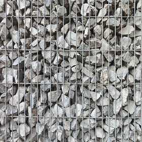 Textures  - gabion retaining Stone wall pbr texture seamless 22382