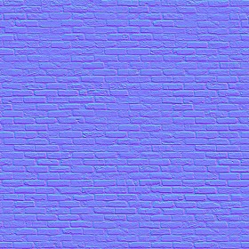 Textures   -   ARCHITECTURE   -   BRICKS   -   Old bricks  - Old wall brick PBR texture seamless 22017 - Normal
