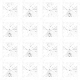Textures   -   ARCHITECTURE   -   WOOD FLOORS   -   Geometric pattern  - Parquet geometric pattern texture seamless 04854 - Ambient occlusion