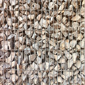 Textures  - gabion retaining Stone wall pbr texture seamless 22383