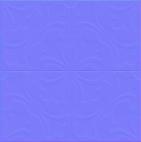 Textures   -   ARCHITECTURE   -   TILES INTERIOR   -   Cement - Encaustic   -   Cement  - cementine tiles Pbr texture seamless 22128 - Normal