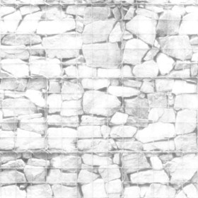 Textures   -   ARCHITECTURE   -   STONES WALLS   -   Stone blocks  - gabion retaining Stone wall pbr texture seamless 22385 - Ambient occlusion