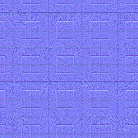 Textures   -   ARCHITECTURE   -   PAVING OUTDOOR   -   Concrete   -   Blocks regular  - Paving outdoor concrete regular block texture seamless 05762 - Normal