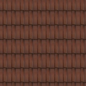 Textures   -   ARCHITECTURE   -   ROOFINGS   -  Clay roofs - Terracotta roof tile texture seamless 03477