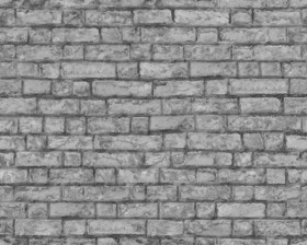 Textures   -   ARCHITECTURE   -   BRICKS   -   Damaged bricks  - Damaged bricks texture seamless 00115 - Displacement