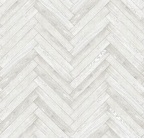 Textures   -   ARCHITECTURE   -   WOOD FLOORS   -  Parquet white - Herringbone white wood flooring texture seamless 05459