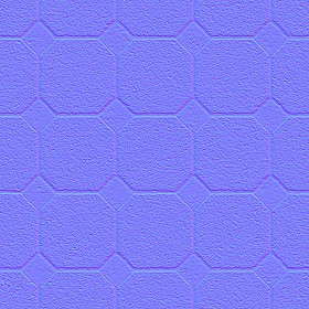 Textures   -   ARCHITECTURE   -   PAVING OUTDOOR   -   Concrete   -   Blocks regular  - Paving outdoor concrete regular block texture seamless 05765 - Normal