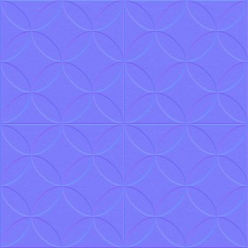 Textures   -   ARCHITECTURE   -   TILES INTERIOR   -   Cement - Encaustic   -   Cement  - cementine tiles Pbr texture seamless 22140 - Normal