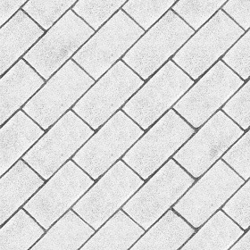 Textures   -   ARCHITECTURE   -   PAVING OUTDOOR   -   Concrete   -   Blocks regular  - Paving outdoor concrete regular block texture seamless 05771 - Bump