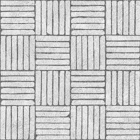 Textures   -   ARCHITECTURE   -   PAVING OUTDOOR   -   Concrete   -   Blocks regular  - Paving outdoor concrete regular block texture seamless 05772 - Bump