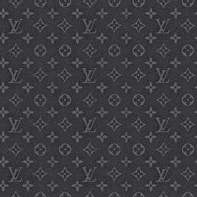 Textures   -   MATERIALS   -   LEATHER  - Louis Vuitton black leather PBR texture seamless 22089 (seamless)