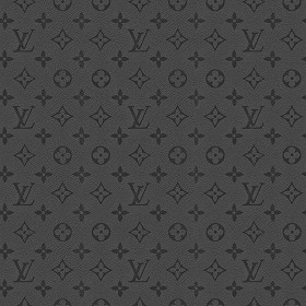 Louis Vuitton black leather PBR texture seamless 22089