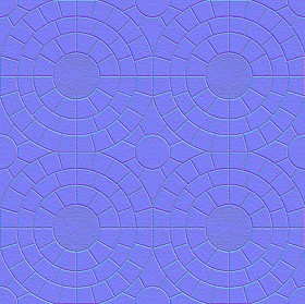 Textures   -   FREE PBR TEXTURES  - cobblestone pavement PBR texture seamless 21448 - Normal