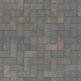 Textures   -   ARCHITECTURE   -   PAVING OUTDOOR   -   Concrete   -   Herringbone  - Concrete paving herringbone outdoor texture seamless 05804 (seamless)