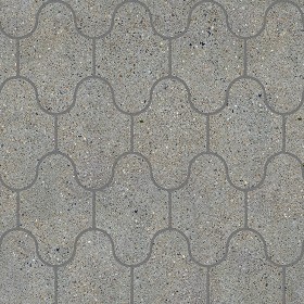Textures   -   ARCHITECTURE   -   PAVING OUTDOOR   -   Concrete   -  Blocks mixed - Paving concrete mixed size texture seamless 05576