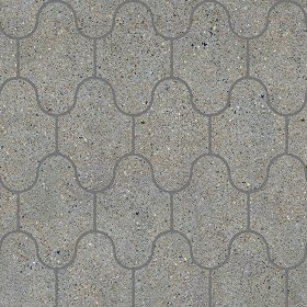 Textures   -   ARCHITECTURE   -   PAVING OUTDOOR   -   Concrete   -   Blocks mixed  - Paving concrete mixed size texture seamless 05576 (seamless)