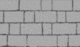 Textures   -   ARCHITECTURE   -   STONES WALLS   -   Stone blocks  - Wall stone with regular blocks texture seamless 08307 - Displacement
