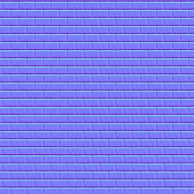 Textures   -   ARCHITECTURE   -   BRICKS   -   White Bricks  - White bricks texture seamless 00504 - Normal