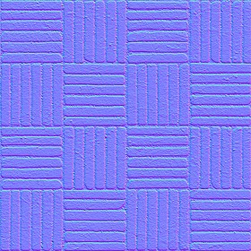 Textures   -   ARCHITECTURE   -   PAVING OUTDOOR   -   Concrete   -   Blocks regular  - Paving outdoor concrete regular block texture seamless 05776 - Normal