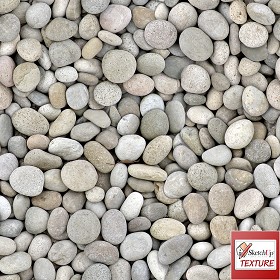 Textures   -   NATURE ELEMENTS   -  GRAVEL &amp; PEBBLES - Pebbles PBR texture texture seamless 21824