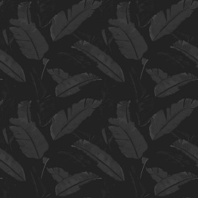 Textures   -   MATERIALS   -   WALLPAPER   -   various patterns  - Banana leaves wallpaper texture seamless 20930 - Specular