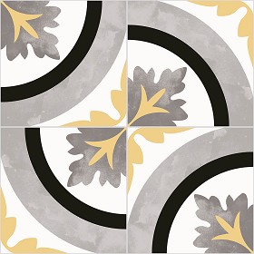 Textures   -   ARCHITECTURE   -   TILES INTERIOR   -   Cement - Encaustic   -  Cement - cementine tiles Pbr texture seamless 22153