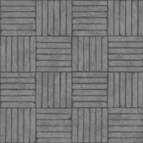 Textures   -   ARCHITECTURE   -   PAVING OUTDOOR   -   Concrete   -   Blocks regular  - Paving outdoor concrete regular block texture seamless 05782 - Displacement